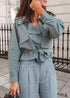 Short Boho Chic Trench Coat